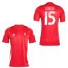 Magyarország mez felső szurkolói Adidas T24 piros felnőtt - KLEINHEISLER 15