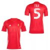 Magyarország mez felső szurkolói Adidas T24 piros felnőtt - FIOLA 5