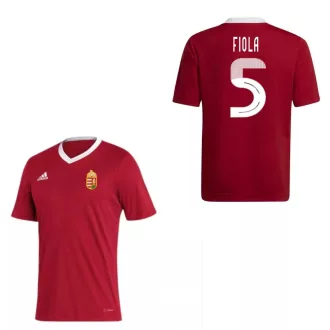   Magyarország mez felső szurkolói Adidas piros felnőtt - FIOLA 5