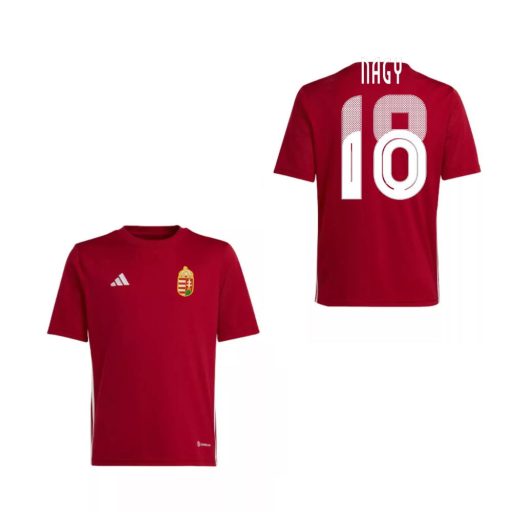 Magyarország mez felső szurkolói Adidas gyerek kerek nyak piros - NAGY 8