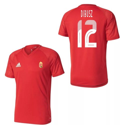 Magyarország mez felső szurkolói Adidas piros T17 felnőtt - DIBUSZ 12