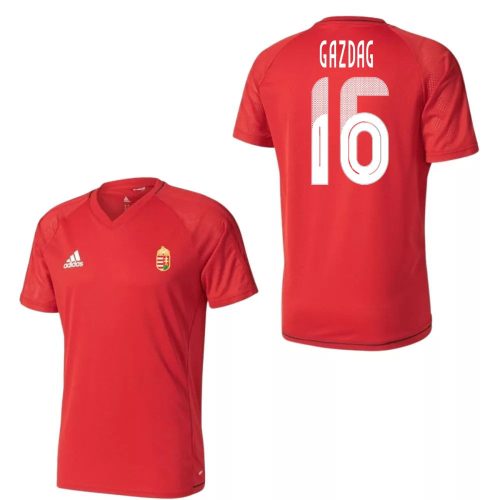 Magyarország mez felső szurkolói Adidas piros T17 felnőtt - GAZDAG 16