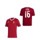 Magyarország mez felső szurkolói Adidas piros gyerek - GAZDAG 16