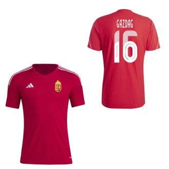   Magyarország mez felső szurkolói Adidas piros felnőtt - GAZDAG 16