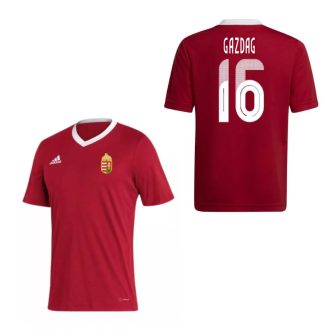   Magyarország mez felső szurkolói Adidas piros felnőtt - GAZDAG 16