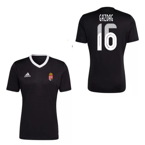 Magyarország mez felső szurkolói Adidas felnőtt fekete - GAZDAG 16