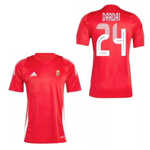 Magyarország mez felső szurkolói Adidas T24 piros felnőtt - DARDAI 24