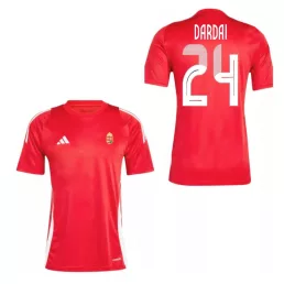   Magyarország mez felső szurkolói Adidas T24 piros felnőtt - DARDAI 24