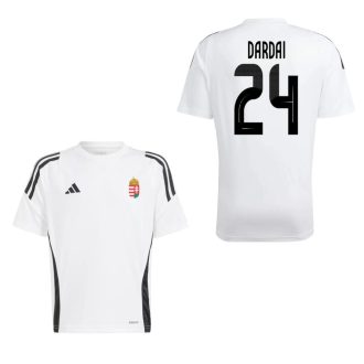   Magyarország mez felső szurkolói Adidas felnőtt fehér T24 - DARDAI 24