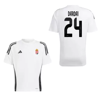   Magyarország mez felső szurkolói Adidas felnőtt fehér T24 - DARDAI 24
