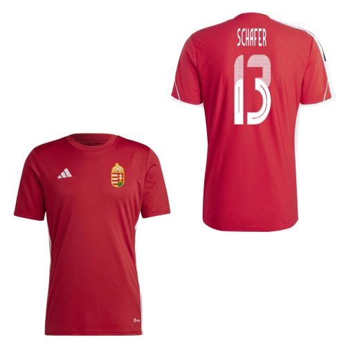 Magyarország mez felső szurkolói Adidas piros felnőtt K - SCHAFER 13