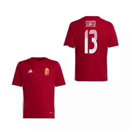   Magyarország mez felső szurkolói Adidas gyerek kerek nyak piros - SCHAFER 13
