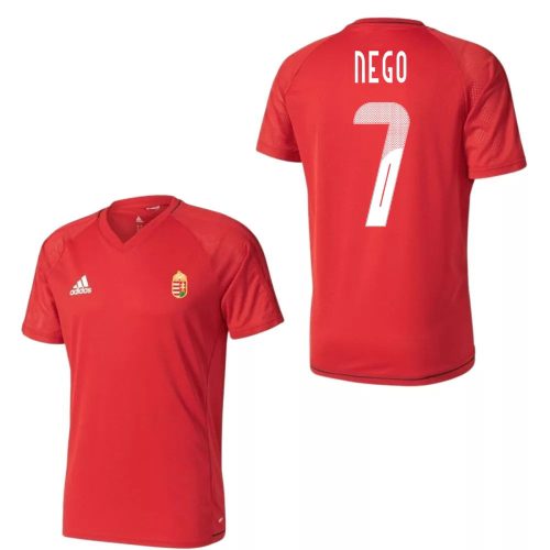 Magyarország mez felső szurkolói Adidas piros T17 felnőtt - NEGO 7