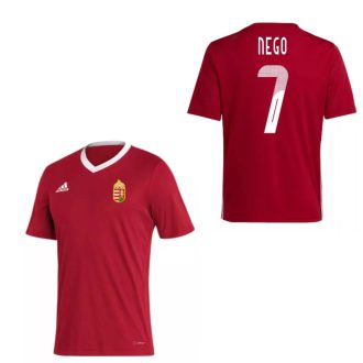   Magyarország mez felső szurkolói Adidas piros felnőtt - NEGO 7