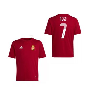   Magyarország mez felső szurkolói Adidas gyerek kerek nyak piros - NEGO 7
