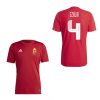 Magyarország mez felső szurkolói Adidas piros felnőtt K - SZALAI 4