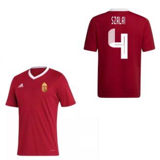   Magyarország mez felső szurkolói Adidas piros felnőtt - SZALAI 4