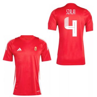   Magyarország mez felső szurkolói Adidas női T24 piros felnőtt - SZALAI 4