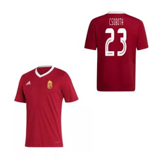   Magyarország mez felső szurkolói Adidas piros gyerek - CSOBOTH 23
