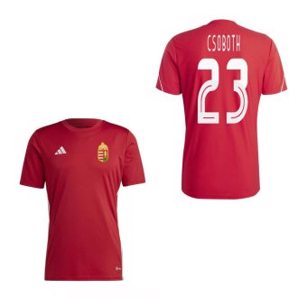   Magyarország mez felső szurkolói Adidas piros felnőtt K - CSOBOTH 23
