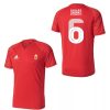 Magyarország mez felső szurkolói Adidas piros T17 felnőtt - ORBAN 6