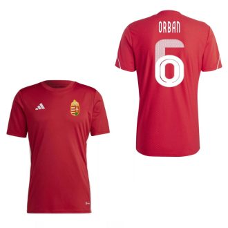   Magyarország mez felső szurkolói Adidas piros felnőtt K - ORBAN 6