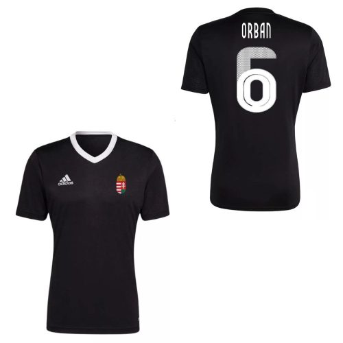 Magyarország mez felső szurkolói Adidas felnőtt fekete - ORBAN 6