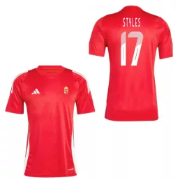   Magyarország mez felső szurkolói Adidas T24 piros felnőtt - STYLES 17