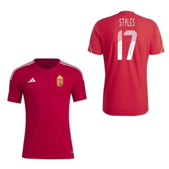   Magyarország mez felső szurkolói Adidas piros felnőtt - STYLES 17