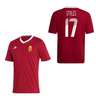   Magyarország mez felső szurkolói Adidas piros felnőtt - STYLES 17