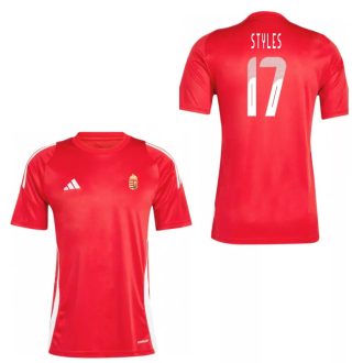   Magyarország mez felső szurkolói Adidas női T24 piros felnőtt - STYLES 17