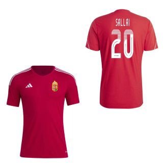   Magyarország mez felső szurkolói Adidas piros felnőtt - SALLAI 20