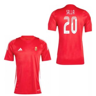   Magyarország mez felső szurkolói Adidas női T24 piros felnőtt - SALLAI 20