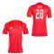 Magyarország mez felső szurkolói Adidas női T24 piros felnőtt - SALLAI 20