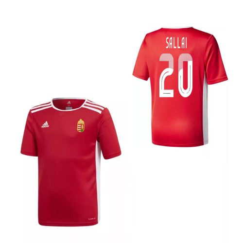 Magyarország mez felső szurkolói Adidas gyerek kerek nyakú - SALLAI 20