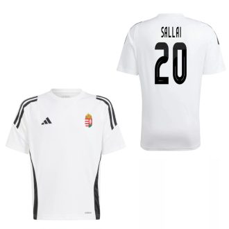   Magyarország mez felső szurkolói Adidas felnőtt fehér T24 - SALLAI 20