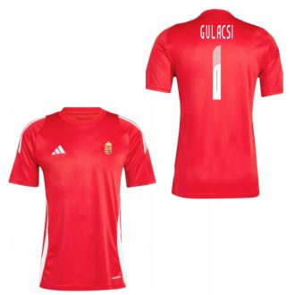   Magyarország mez felső szurkolói Adidas T24 piros felnőtt - GULACSI 1