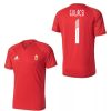 Magyarország mez felső szurkolói Adidas piros T17 felnőtt - GULACSI 1