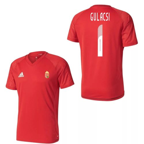 Magyarország mez felső szurkolói Adidas piros T17 felnőtt - GULACSI 1