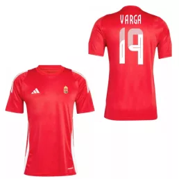   Magyarország mez felső szurkolói Adidas T24 piros felnőtt - VARGA 19