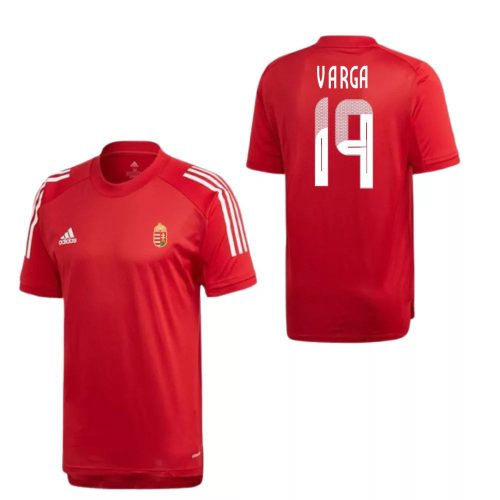 Magyarország mez felső szurkolói Adidas piros felnőtt CON - VARGA 19