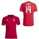 Magyarország mez felső szurkolói Adidas piros felnőtt - VARGA 19