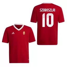   Magyarország mez felső szurkolói Adidas piros gyerek - SZOBOSZLAI