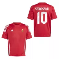   Magyarország mez felső szurkolói Adidas gyerek piros T24 - SZOBOSZLAI
