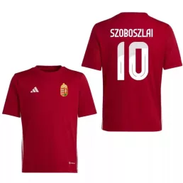   Magyarország mez felső szurkolói Adidas gyerek kerek nyak piros - SZOBOSZLAI