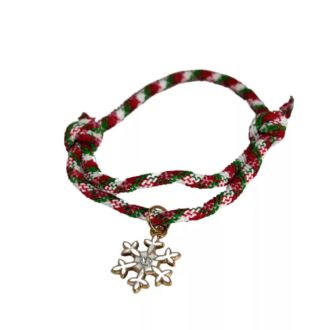 Magyarország karkötő karácsonyos hópelyhes