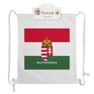 Magyarország tornazsák címeres textil