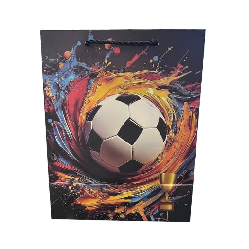 Focis ajándéktasak kupás közepes