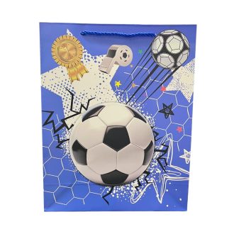 Focis ajándéktasak kék közepes csillagos