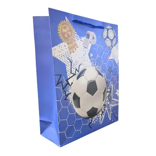 Focis ajándéktasak kék nagy csillagos